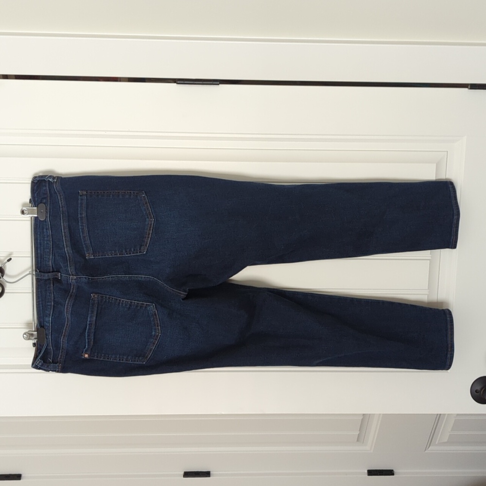 Chico's Blue Ankle Cropped Jeans with Streamlined Fit - Picture 2 of 4